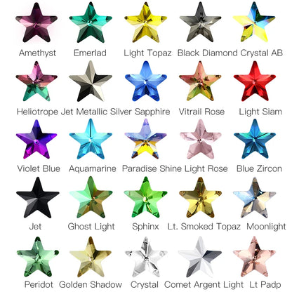 Acmore Crystal Wholesale Star Shape Pointback Crystal Stones K9 Glass Rhinestones for Clothing Nails Decoration