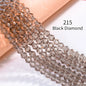 Acmore Crystal 4mm 21 Colors Bicone Shaped Crystal Stone Wholesale Loose Necklace Bracelet Earring Through Hole Glass Rhinestone Beads