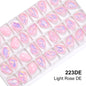 Acmore Crystal Wholesale Piont Back Crystals Rhinestones Drop Shape Bling Loose Strass Nail Art Garment Decoration