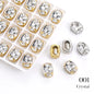 Acmore Crystal High Quality Oval Shape Nest Face Glass Stone  Claw Rhinestone for Jewelry Making  Accessories