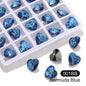 Acmore Crystal Heart Shape10MM K9 Loose Pointed Back Crystal Rhinestones for Jewelry Custom Pendant for Necklace Making