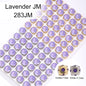 Acmore Crystal Xirius Round Aurora Mocha Crystal Stone Strass With Hollow Copper Claw Setting DIY Accessories Sew on Garment Rhinestone