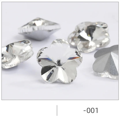 Wholesale High Quality Flower Shape Crystal Sew on Stones for Wedding Dress