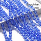 Acmore Crystal Popular  6*8MM Olive-shaped Crystal Beads for Clothing Making Best  DIY Accessories for Door & Curtain Decoration