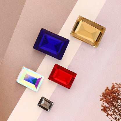 High Quality Jewelry Making Accessories Rectangular Rhinestones for Jewelry Decoration