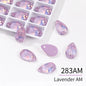 Acmore Crystal Drop Shape New  Color Series Crystal Flatback Sew on Rhinestone for Garment Shoes Bag Decoration