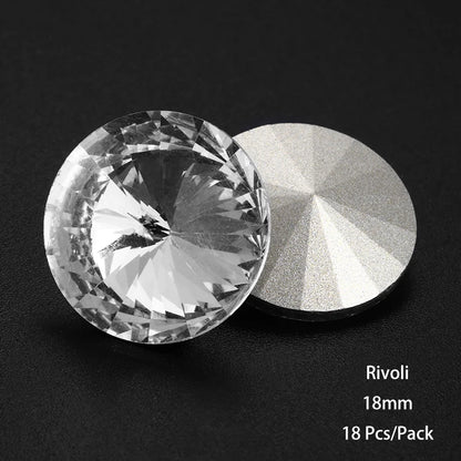 Acmore Crystal New Desgin Big Size Multiful Shapes Crystal Glass Fancy Rhinestones for Jewelry Making and Crystal Craft
