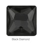 Hot Sale Square Fancy Stone Colorful Crystal Jewelry Point Back Rhinestones