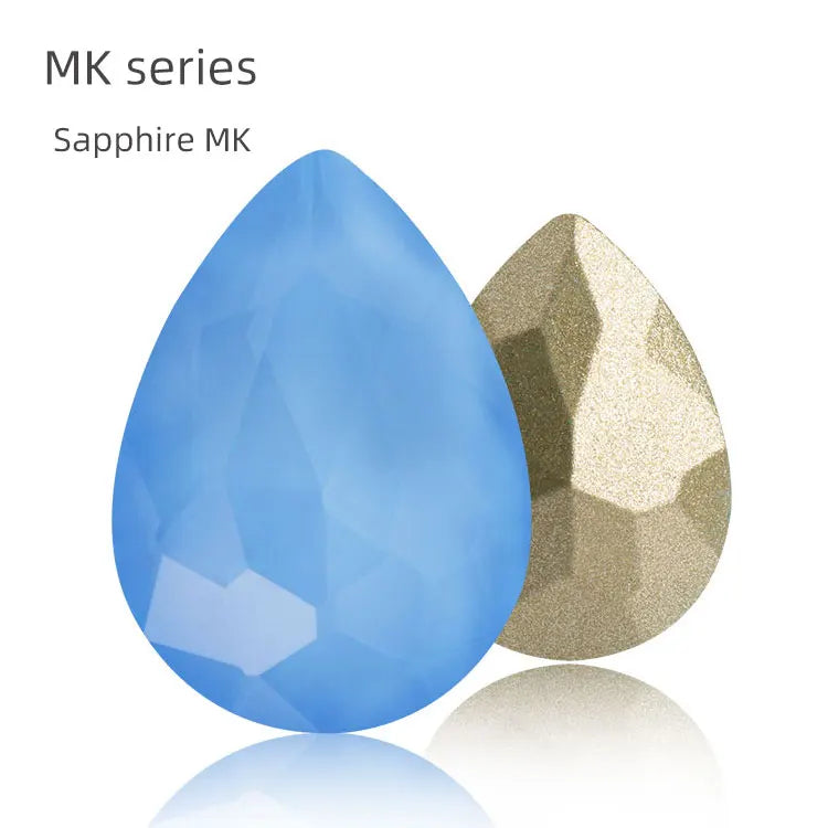High Quality K9 Glass Crystal Drop Shape Sew on for Crafts/bag/clothing/dress Top K9 Rhinestones Garment Decoration