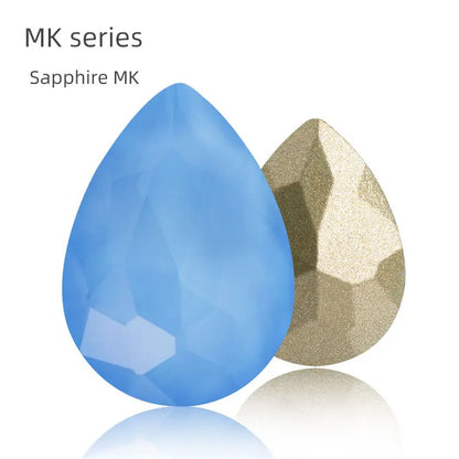 High Quality K9 Glass Crystal Drop Shape Sew on for Crafts/bag/clothing/dress Top K9 Rhinestones Garment Decoration
