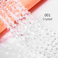 Acmore Crystal 4mm 21 Colors Bicone Shaped Crystal Stone Wholesale Loose Necklace Bracelet Earring Through Hole Glass Rhinestone Beads