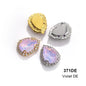 Acmore Crystal Hot Sale Wholesale Colorful Drop Stone With Cup Chain Flat Back Rhinestone Opal Mocha DE Glass Art Designs