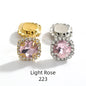 Acmore Crystal Wholesale Cheap Price Round Shape Glass Rhinestone With Claw Setting Stone for Garment Decoration