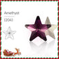 Acmore Crystal Christmas Series Star Shaped Crystal Stone Pointback Rhinestones Glass Nail Art Supplies Jewelry Decoration Diy Strass