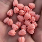 Acmore Crystal 9*6mm Hawaii Resin Jasmine Flower Beads for Jewelry Making Lavender Lilac Pikake Flower Acrylic Charms