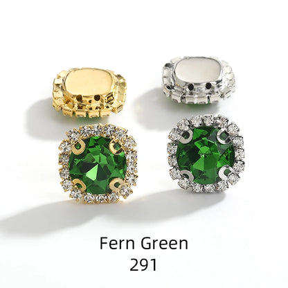 Acmore Crystal Wholesale Cheap Price Round Shape Glass Rhinestone With Claw Setting Stone for Garment Decoration