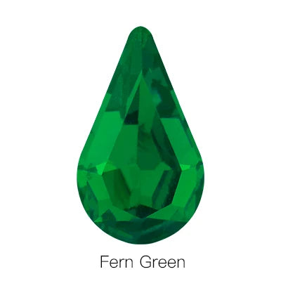 Teardrop Shape Point Back Glass Crystal Fancy Stone Diamond for Garment Loose Beads Factory Direct Glass Crystal Diamond Stone
