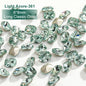 Acmore Crystal New Color Popular Light Azore K9 Glass Crystal Rhinestone Loose Jewelry Stone Glue on for DIY Nail Art Decoration