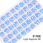 Acmore Crystal New Design Point Back Heart Shape Rhinestones Glass Crystal Stones Opal Mocha Fashion Nail Art Decoration