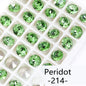 Acmore Crystal High Quality Gemstone Flower K9 Pointback Rhinestone Loose Stones Jewelry Glue on for DIY Decoration Clothing Desgin