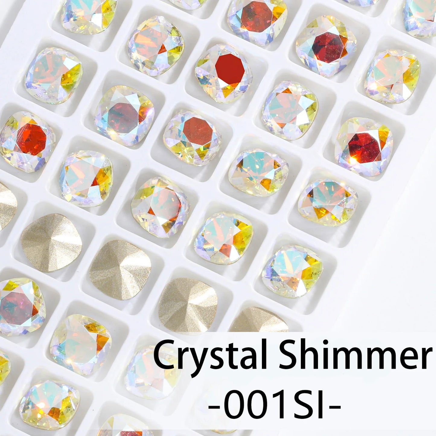 Acmore Crystal Wholesale Cushion Pointback Rhinestone K9 Glass Fancy Stone Loose Glass Design DIY Clothes Bags Shoes