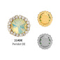 Acmore Crystal New Product Rivoli Shapes Flat Back Sew on Stone With Cup Chain Loose Rhinestones DIY Garment Shirt Shoes Bags