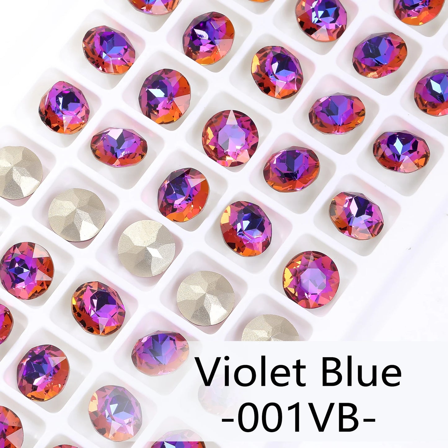 Acmore Crystal High Quality Gemstone Flower K9 Pointback Rhinestone Loose Stones Jewelry Glue on for DIY Decoration Clothing Desgin