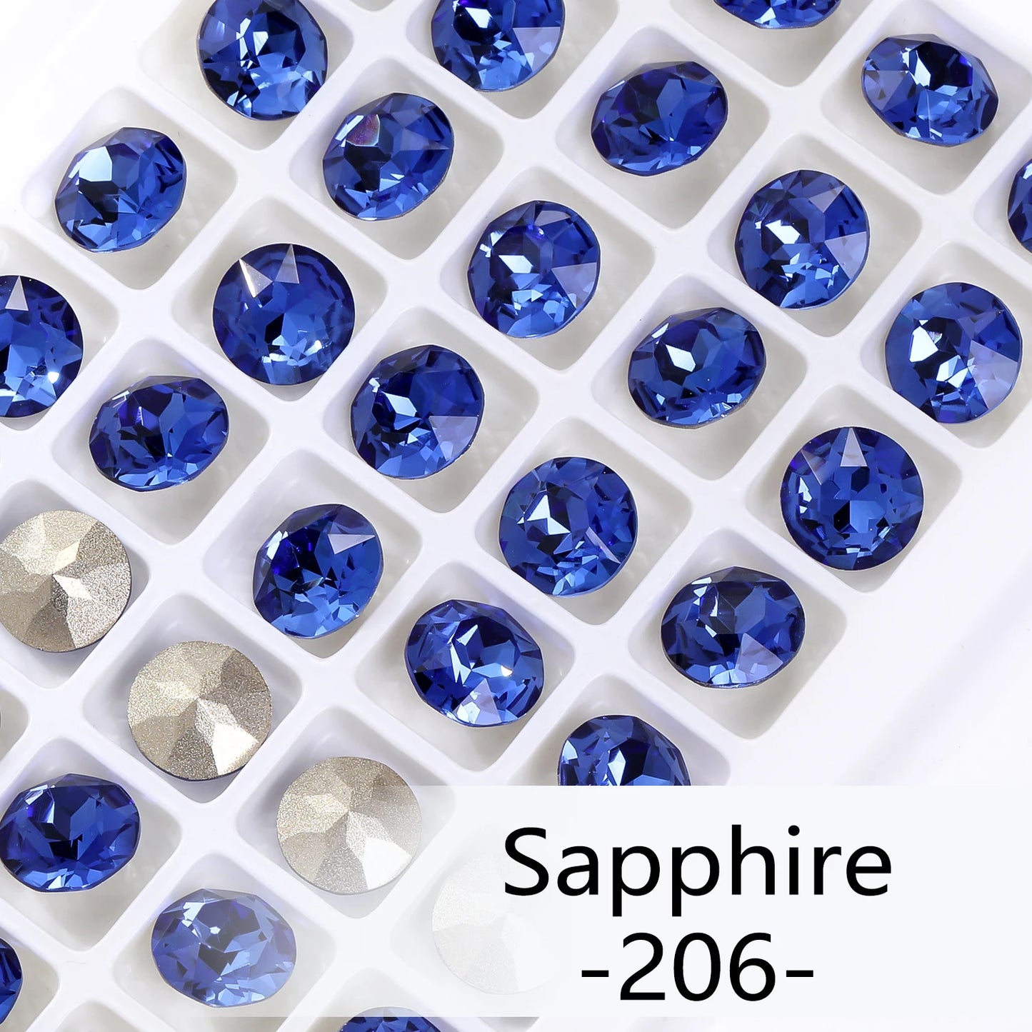 Acmore Crystal High Quality Gemstone Flower K9 Pointback Rhinestone Loose Stones Jewelry Glue on for DIY Decoration Clothing Desgin