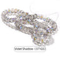 Acmore Crystal  12 Colors Bright  Loose  Glass Crafts Wheel Faceted Crystal Beads Jewelry  Finding Accessories for Necklace Earring