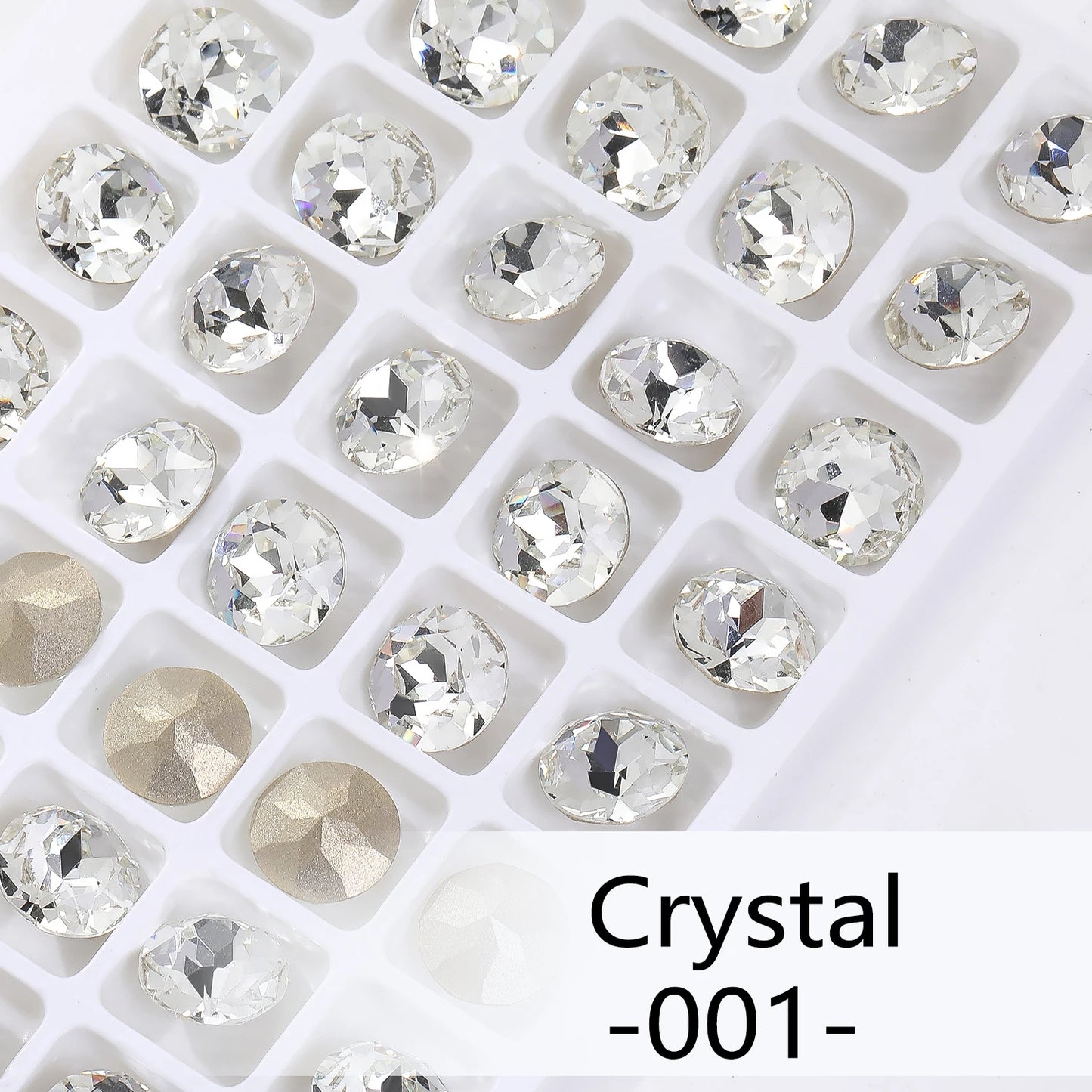 Acmore Crystal High Quality Gemstone Flower K9 Pointback Rhinestone Loose Stones Jewelry Glue on for DIY Decoration Clothing Desgin