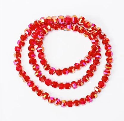 Acmore Crystal Wholesale Colorful Crystal Loose Bead 8mm Glass Beads DIY Handmade Loose Beads for Jewelry Making