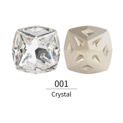 Acmore Crystal Cushion Shape Star Meteorite Series 12 /18mm K9 Glass Pointback Crystal Stones Rhinestones Jewelry Making Garment