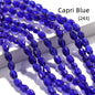 Acmore Crystal Popular  6*8MM Olive-shaped Crystal Beads for Clothing Making Best  DIY Accessories for Door & Curtain Decoration