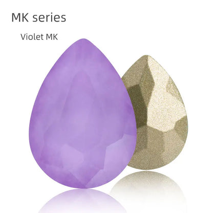 High Quality K9 Glass Crystal Drop Shape Sew on for Crafts/bag/clothing/dress Top K9 Rhinestones Garment Decoration