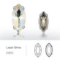 Acmore Crystal Navette Sew on Rhinestone With Setting for DIY Apparel Decoration