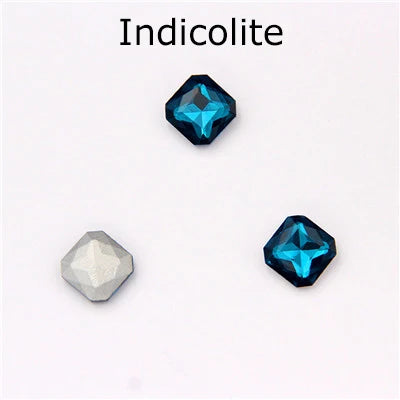 Acmore Crystal Shiny Crystal Nail Art Decoration Rhinestones Glass Sew on Rhinestones for GYM Dress