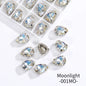 Acmore Crystal Crystals Rhinestone With Claw Strass Gems Sew on Rhinestone Drop Shape Crystal Fancy Stone With Claw for Garment