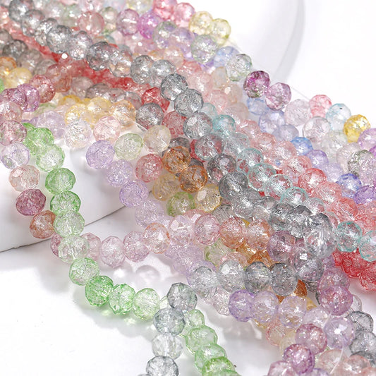 Acmore Crystal New Product Explosion Ice Flower Beads Many Colors DIY Handmade Floral Bead Bracelet Material Accessories