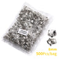 Acmore Crystal Transparent Thickened Round Cross Copper Claw Rhinestone Silver Sew on Crystal Stones  Dress Clothing-Diy Accessories