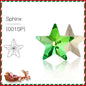 Acmore Crystal Christmas Series Star Shaped Crystal Stone Pointback Rhinestones Glass Nail Art Supplies Jewelry Decoration Diy Strass
