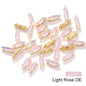 Acmore Crystal 4*15MM  Horse Eye Pointback Sew on Glass Crystal Rhinestones  Mocha Satellite Claw Stones  DIY Clothing Accessories