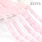 Acmore Crystal  Factory Sale 6*13mm Beads Bamboo Joint Bulk  Glass Crystal Loose Beads for Necklace Making DIY Jewelry