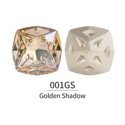 Acmore Crystal Cushion Shape Star Meteorite Series 12 /18mm K9 Glass Pointback Crystal Stones Rhinestones Jewelry Making Garment