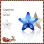 Acmore Crystal Christmas Series Star Shaped Crystal Stone Pointback Rhinestones Glass Nail Art Supplies Jewelry Decoration Diy Strass