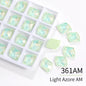 Acmore Crystal Cosmic  New Color Series Sew on Flat Back Glass Stone Crystal Sew on Rhinestone for Clothing Garment
