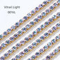 Acmore Crystal New SS4-SS16 Size MI Round Shape Glass Stones Copper Claw Rhinestones Chain Sew on Crystal Direction DIY Rhinestone
