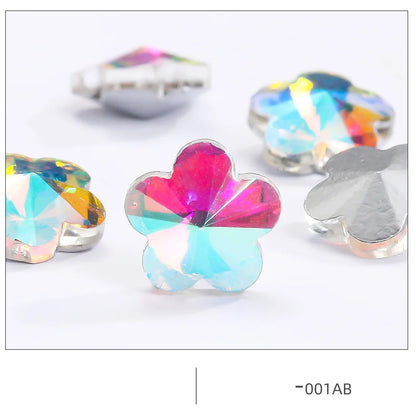 Wholesale High Quality Flower Shape Crystal Sew on Stones for Wedding Dress