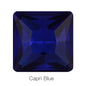Hot Sale Square Fancy Stone Colorful Crystal Jewelry Point Back Rhinestones