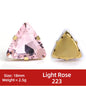Acmore Crystal  New Fashion Apparel Wedding Shoes Diy Accessories Hand - Sew-on Diamond Triangle Glass Claw Rhinestones Jewelry
