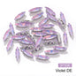 Acmore Crystal 4*15MM  Horse Eye Pointback Sew on Glass Crystal Rhinestones  Mocha Satellite Claw Stones  DIY Clothing Accessories